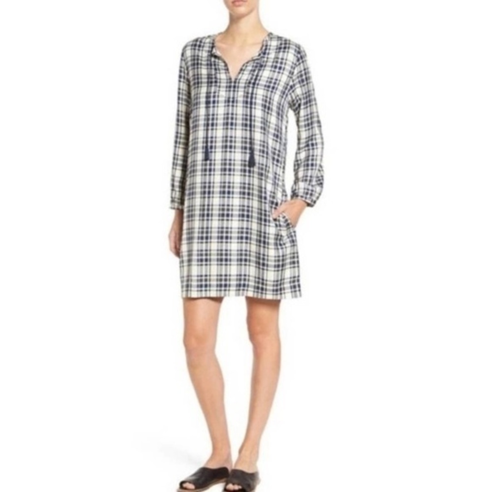 Madewell Plaid Artiste Tunic Shift Dress Size Small NWOT - Picture 10 of 11